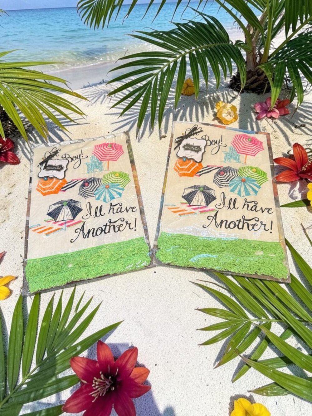 Mud Pie Set of 2 Tea/Kitchen Towels - NEW